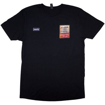 Oasis Camiseta manga larga Definitely Maybe AAA Setlist para hombre