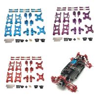 juego de accesorios metalicos para wltoys 124007 144001 124017 124019 piezas de repuesto para coche rc
