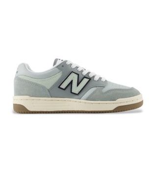 New Balance para mujer. GB480V1_KL Zapatillas 480L Gradeboys gris (39), Plano, Casual
