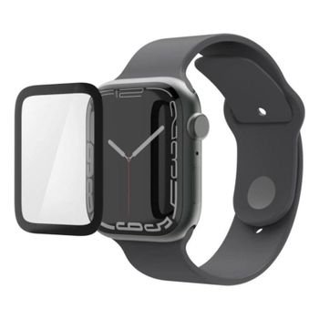 Protector de pantalla Hama Super Hybrid para Apple Watch 11, Negro Transparente