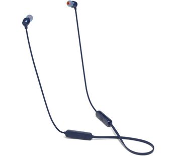 JBL TUNE 115BT Wireless Bluetooth Earphones - Blue, Blue