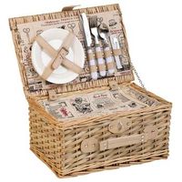 cesta de picnic 2 servicios gris