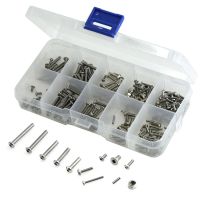 kit de tornillos y tuercas hexagonales de acero inoxidable para coche rc 118 trx4m