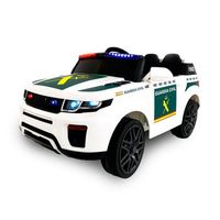 coche guardia civil suv ataa pro blanco - coche electrico infantil para ninos bateria 12v con mando control remoto