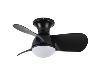Ventilador de techo metal color negro serie kuki 64cm