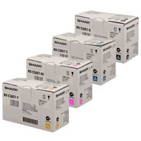 sharp mxc-30gtbty full set original toners 4 pack