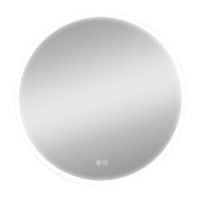 espejo de bano edm luz led 20w forma circular o60 cm
