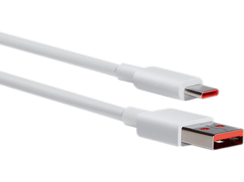 Cable USB a USB-C - Xiaomi 6A Type-A to Type-C Cable, 1m, 65W, Blanco