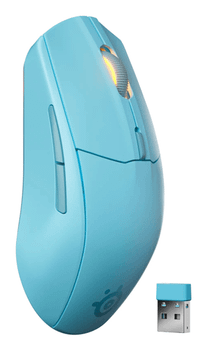 RATON STEELSERIES - RIVAL 3 WIRELESS GEN. 2 AQUA (62526)