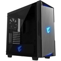 gigabyte aorus c300 glass rgb cristal templado usb 31 negro