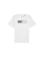 camiseta puma graphics wording blanco hombre