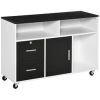 mueble archivador 100x35x65 cm negro