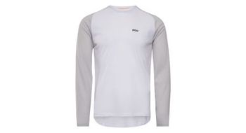 Camiseta de manga larga poc motion air blanca para hombre