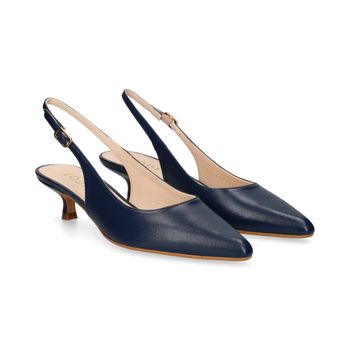 Lodi Zapatos De Tacón Bajo Mujer - Azul Marino Talla 36