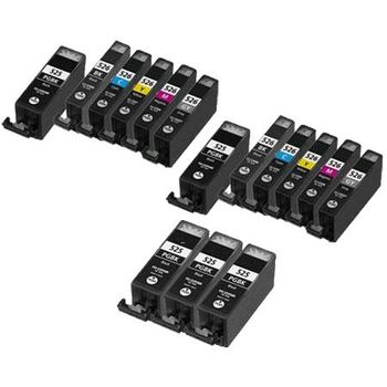 Compatible Multipack Canon Pixma MG6250 Printer Ink Cartridges (15 Pack) -4540B004