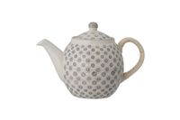 tetera de gres gris