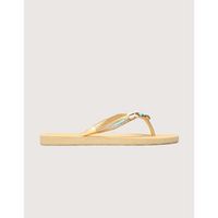 koala bay chanclas tong a sangle beige - bora bora para mujer