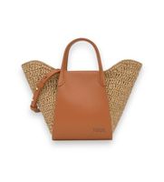 tous para mujer 2002438944 bolso capazo tulip rafia camel osfa beige casual