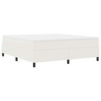 cama tapizada 203x180x60 cm espuma - crema