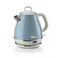 ariete vintage electric hervidor de agua 1l 1630w azul