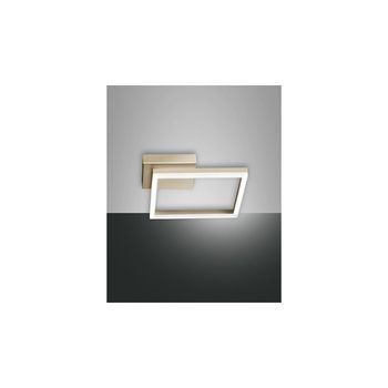 Lámpara De Techo Led Bard Moderna De 22 W, Color Oro Mate 3394-21-225 Fabas Luce