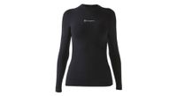 capainterior de manga larga para mujer champion seamless negro