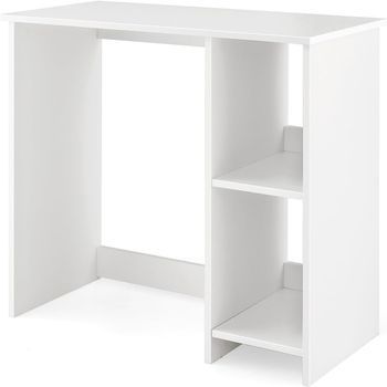 Escritorio Pequeño, Escritorio Blanco Pequeño Costway 80 X 40 X 74 Cm