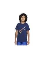 camiseta nike swoosh nino blue