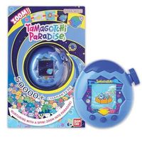 mascota virtual interactiva - bandai tamagotchi water paradise azul
