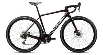 Orbea terra m30team bicicleta gravel shimano grx 12s 700 mm carbono rojo vino ver 2025