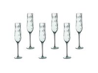 copas de champan o52cm - 6 piezas - transparente