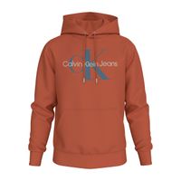 calvin klein jeans sudadera con capucha y logo marron j30j320805-gam
