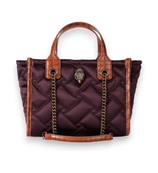 Kurt Geiger para mujer. 5021956229 Bolso Shopper Shopper Hoxton burdeos (OSFA), Casual, Granate, Nylon