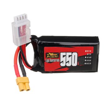 Batería LiPo ZOP Power 3S 11.1V 550mAh 95C 6.105Wh con conector XT30 para el dron de carreras BETAFPV Pavo20 Pro RC FPV