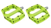 pedales planos de nylon insight verde