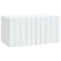mueble de tv de pared 595 x 31 x 30 cm blanco vidaxl