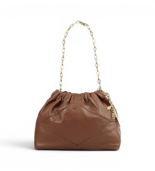 BA&SH para mujer. 2E26MJTN Bolso mini de cuero June marrón (OSFA), Casual, Piel