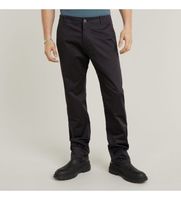 g-star para hombre d25547-5126-6484 pantalon mosa straight chino negro 3836 casual algodon