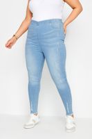 yours for good jeggings azul claro aranazos mujer curvy y tallas grandes yours for good