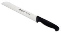 cuchillo panero de acero inoxidable nitrum de 200 mm mango negro