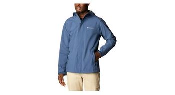 Columbia earth explorer waterproof jacket blue men s