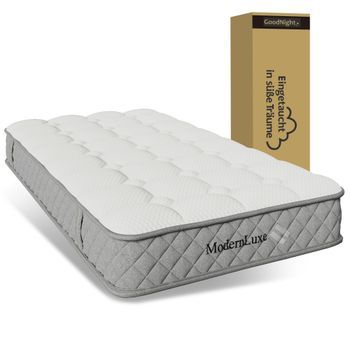 Colchón Ortopédico - Dormitorio - Espuma Y Muelles Ensacados - Blanco (200x90x20cm)
