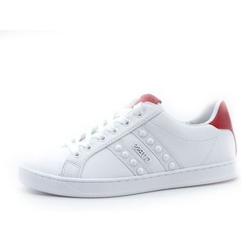 Guess Deportivas Moda Sneaker Borchie Retro Red White FL5RLKELE12 para mujer