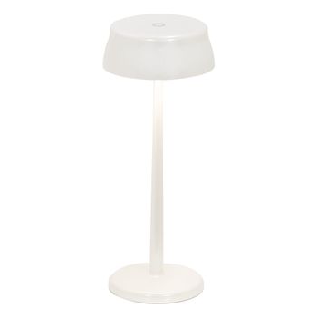 Lámpara de mesa led wi-fi blanco perla regulable zafferano