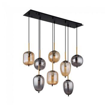 Lámpara colgante blacky mix (8 luces)
