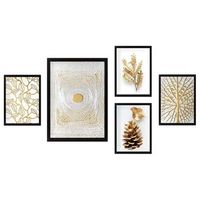 cuadros de pintura decorativa 5 piezas wd 34 x 44 cm