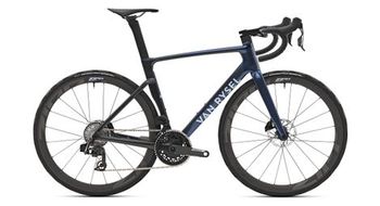 Van rysel rcr pro bicicleta de carretera sram force axs 12s 700 mm azul medianoche 2025