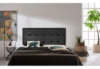 Cabecero aster polipiel negro 210