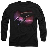 star trek camiseta manga larga prime directive para hombre