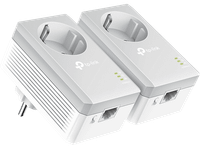 reacondicionado seminuevo muy bueno kit adaptadores plc - tp-link tl-pa4010 600 mbps hasta 300 m ethernet 10100mbps 2 unidades blanco